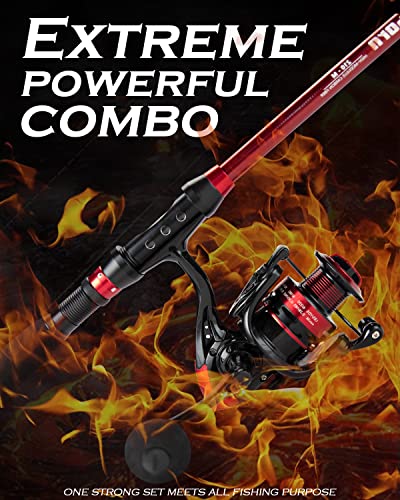 Ghosthorn Telescopic Fishing Rod and Reel Combo, Portable