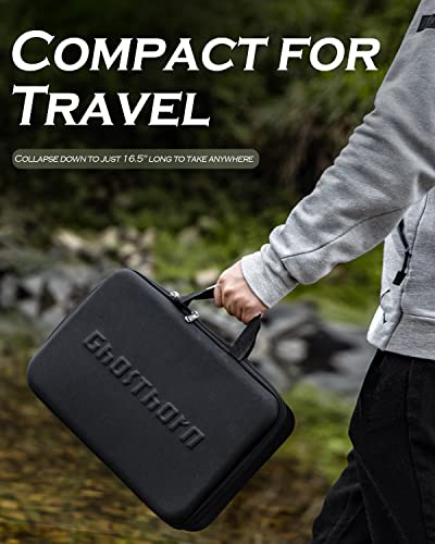 Ghosthorn Telescopic Fishing Rod and Reel Combo, Portable