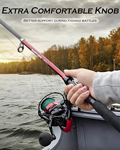 Ghosthorn Telescopic Fishing Rod and Reel Combo, Portable