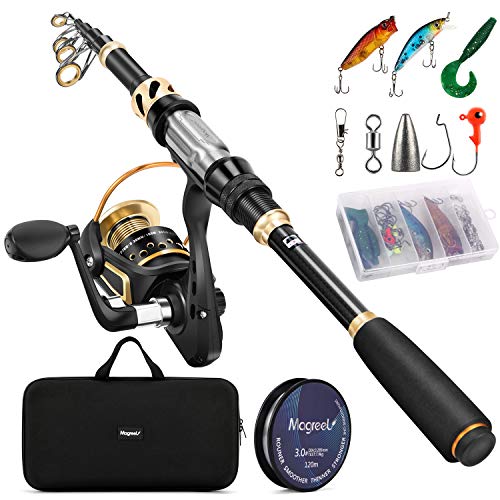 Magreel Telescopic Fishing Rod and Reel Combo Kit