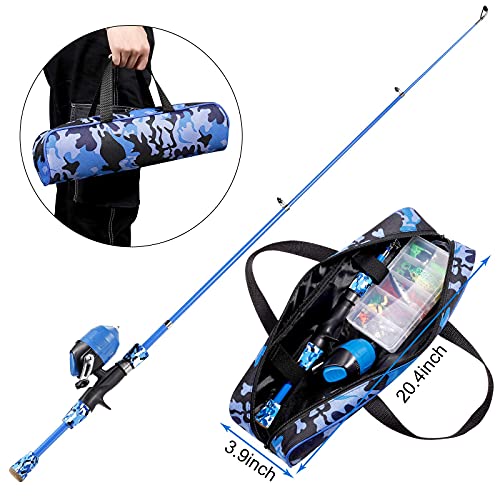 Kids Telescopic Fishing Rod and Reel Combo Kit