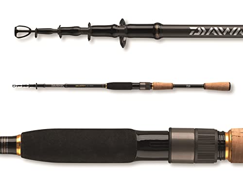 DAIWA Ballistic X Telescopic Spinning Fishing Rod, 6.89ft