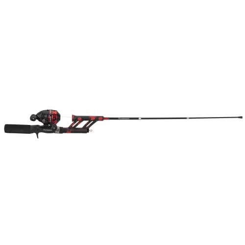 ProFISHiency Tangle-Free Telescoping Fishing Combo, Lightweight, Red