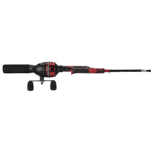 ProFISHiency Tangle-Free Telescoping Fishing Combo, Lightweight, Red