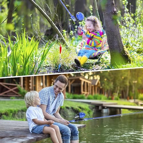 Milerong Kids Portable Telescopic Fishing Rod and Reel