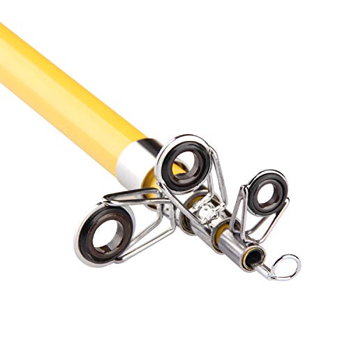 Telescopic Spinning Fly Fishing Rod - Durable Fiberglass Blank