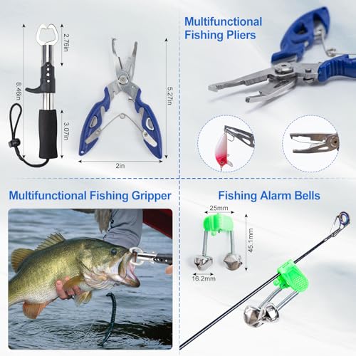 Goture Telescopic Fishing Rod and Reel Combo Set