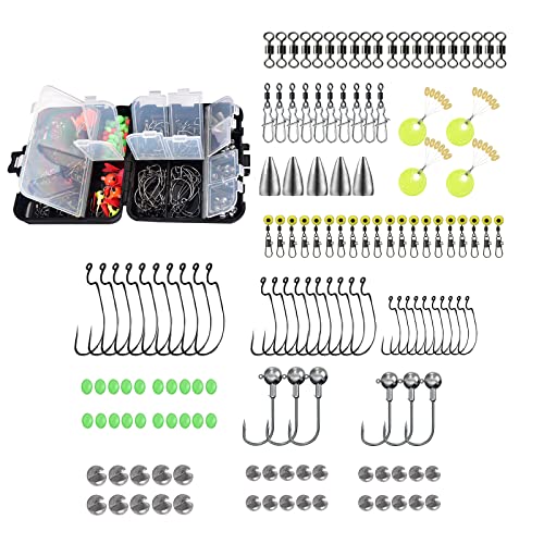 Compact Fishing Combo Set with 145pcs Accessories