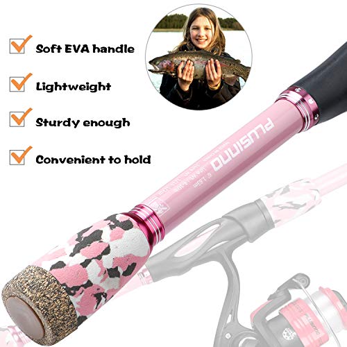 PLUSINNO Kids Portable Telescopic Fishing Rod and Reel Combo