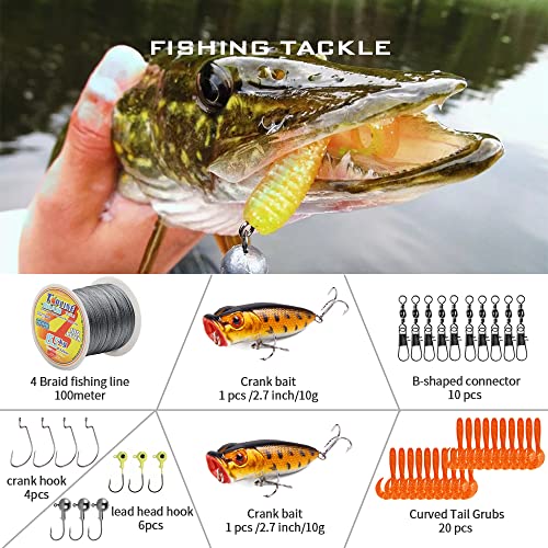 Telescopic Carbon Fiber Fishing Rod with Baitcasting Reel