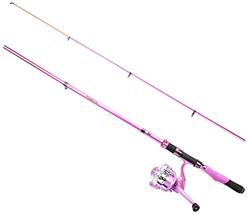 Pink Telescopic Fishing Rod and Reel Set for Women