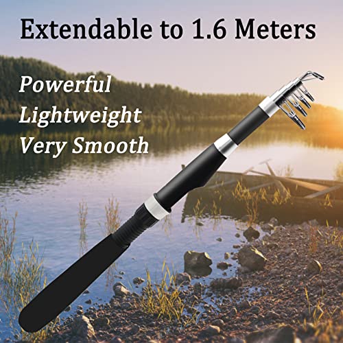 Youth Fishing Starter Kit with Rod, Reel, Tackle Box