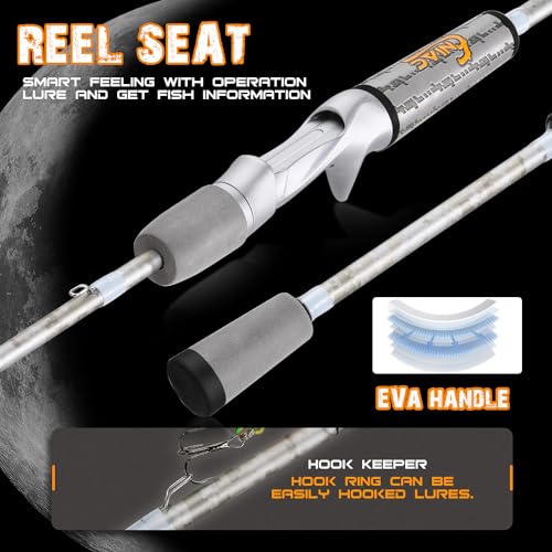 Sougayilang IM6 Graphite Fishing Rod - 2-Piece