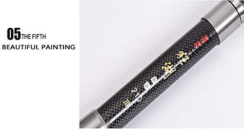 Maraehan Jackgold Collapsible Telescopic Ultralight Fishing Rod with Portable Handle