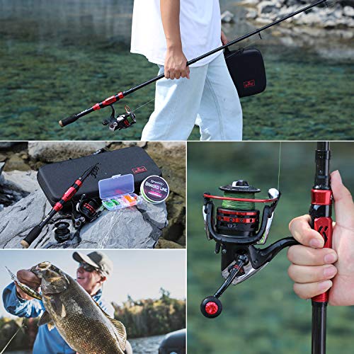 Sougayilang Telescopic Fishing Rod Combo with Spinning Reel