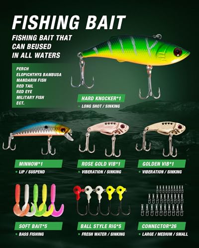 Ghosthorn Green Telescopic Fishing Rod and Reel Combo