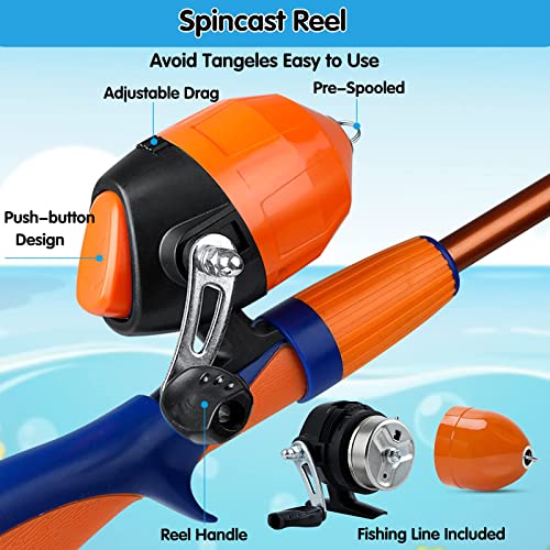 Youth Portable Telescopic Fishing Pole with Full Kit