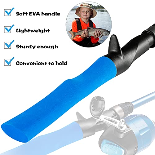 PLUSINNO Kids Fishing Combo: Telescopic Rod, Reel, Line