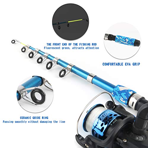 Children's Fishing Combo Set with Ultralight Telescopic Rod