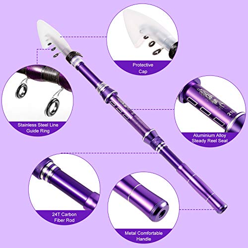 Castaroud Carbon Fiber Fishing Rod & Reel Combo Kit