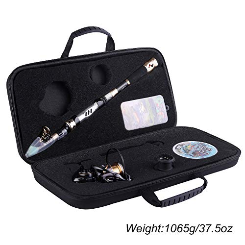 Sougayilang Telescopic Fishing Rod Reel Combo Kit