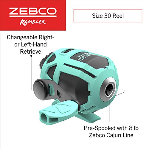 Zebco Kids Rambler Telescopic Spincast Rod and Reel