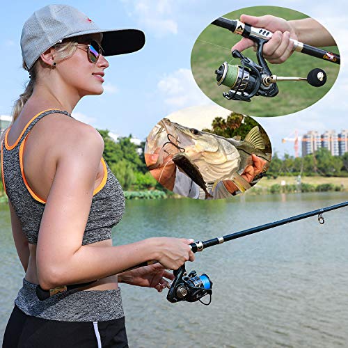 Sougayilang Telescopic Fishing Rod Reel Combo Kit