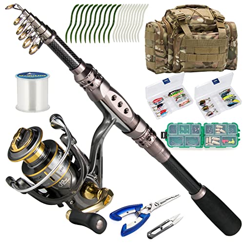 Dr.Fish Spinning Rod and Reel Combos 7FT Fishing Set