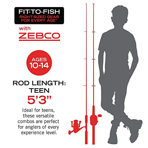 Zebco Kids Rambler Telescopic Spincast Rod and Reel