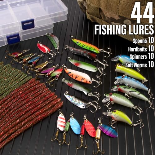 Dr.Fish Spinning Rod and Reel Combos 7FT Fishing Set