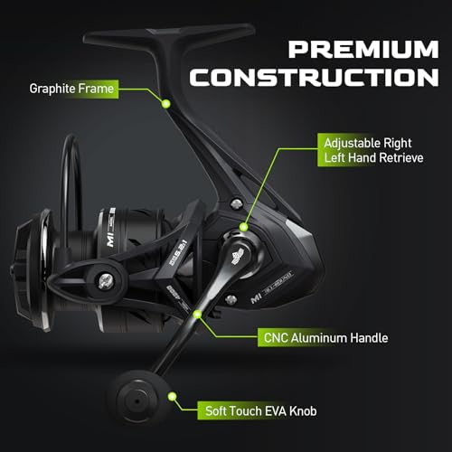 HANDING M1 Freshwater Spinning Reel, 9+1 Ball Bearings