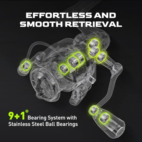 HANDING M1 Freshwater Spinning Reel, 9+1 Ball Bearings