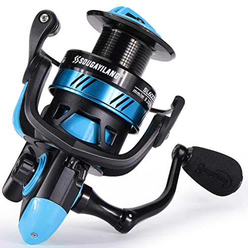 Sougayilang Ultralight Spinning Fishing Reel - Freshwater Blue