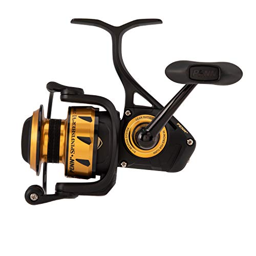 PENN Spinfisher VI Inshore Fishing Reel, 2500 Black Gold