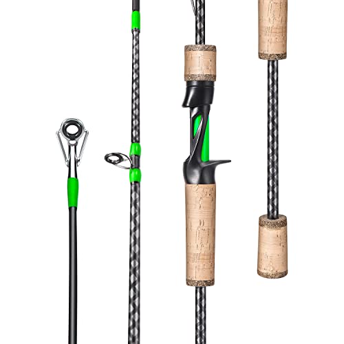 Sougayilang Graphite Spinning Fishing Rod- Lightweight Cork Handle