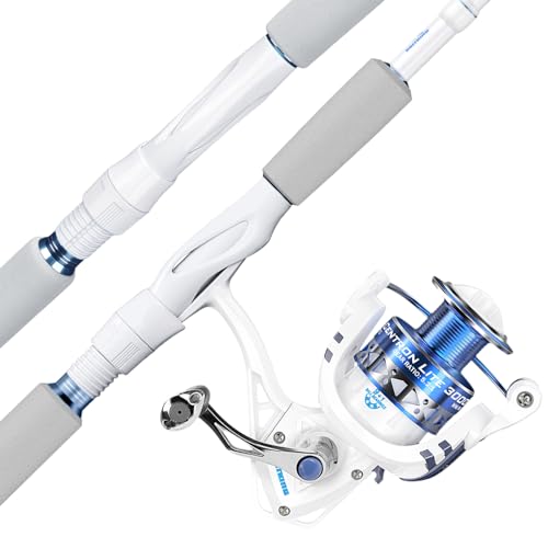 KastKing Centron Lite Spinning Combo: 7'6" MH White
