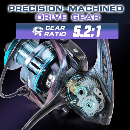 Sougayilang Chameleon Paint Spinning Reel, 11+1 Bearings