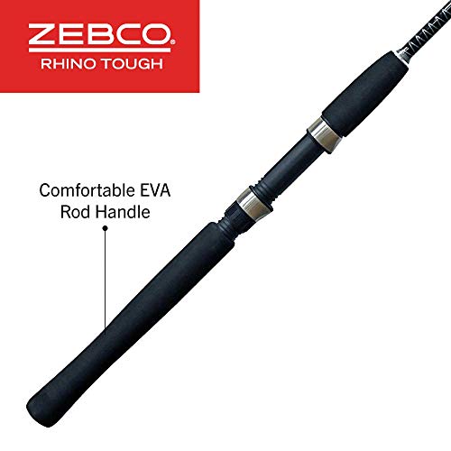 Zebco Rhino Tough Spinning Fishing Rod - Heavy Duty