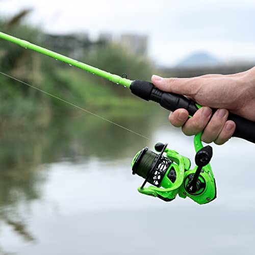 KastKing Zephyr 500 Green Spinning Reel for Fresh & Saltwater Fishing