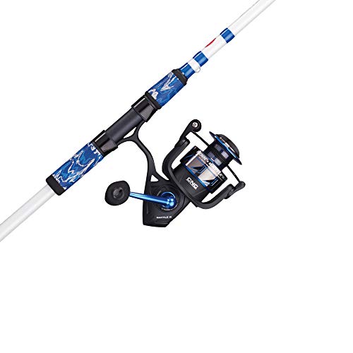 PENN Battle Spinning Reel & Rod Combo, 6000, 9