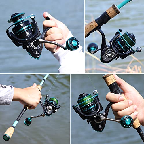 Sougayilang Ultra Smooth Blue Spinning Reel 2000