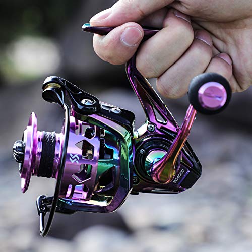 Sougayilang Colorful Ultralight Spinning Reel 6.0:1 High Speed
