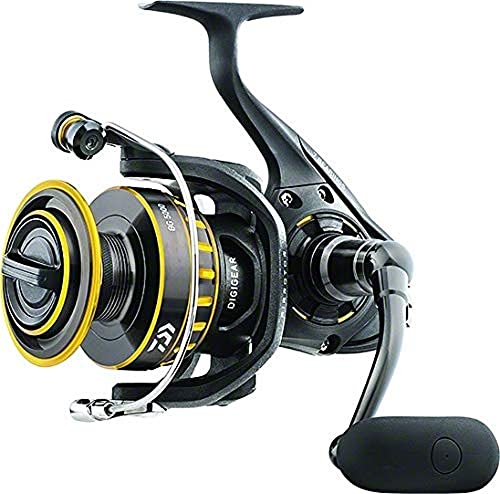 Daiwa BG Spinning Reel 3000, Black/Gold Color