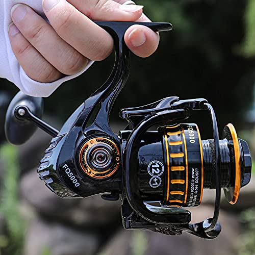 Sougayilang Lightweight Spinning Reel Stainless BB Smooth Fishing