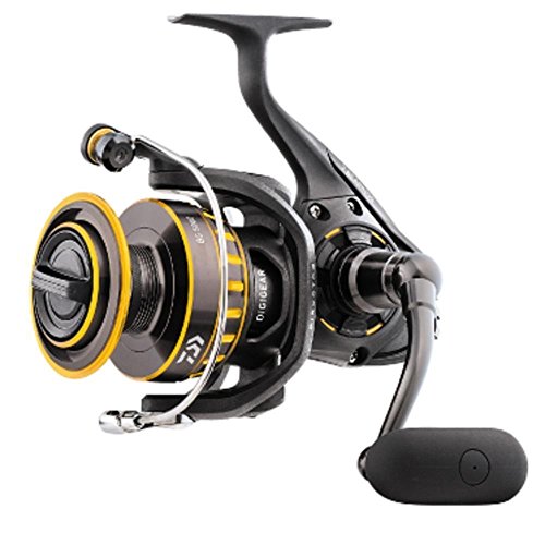 Daiwa BG Spinning Reel 3000, Black/Gold Color