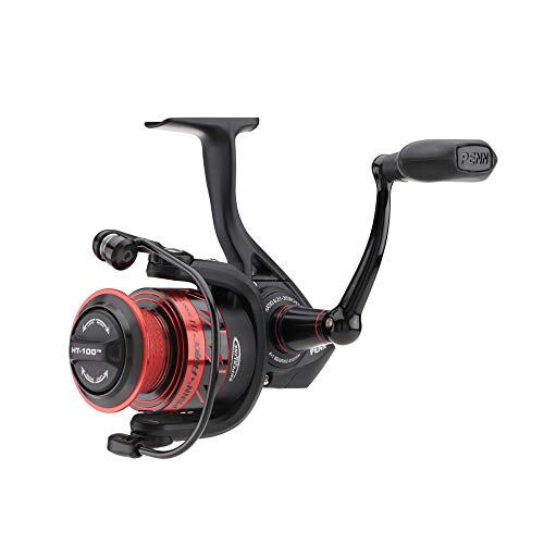 PENN Fierce III Spinning 2000 Reel, 5 Bearings, Red/Black