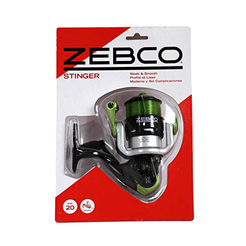 Zebco Stinger Spinning Reel, Size 20, All-Metal Gears