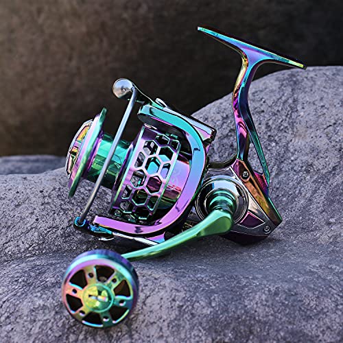 Sougayilang Colorful Aluminum Frame Spinning Reel - GSM2000