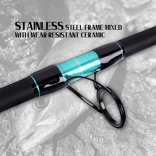 Fiblink Portable Travel Surf Spinning Rod 9' - Carbon Fiber