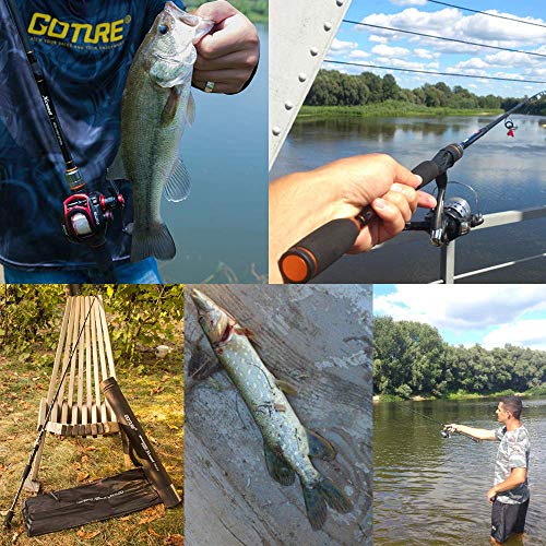 Portable Travel Spinning Fishing Rod with M Power